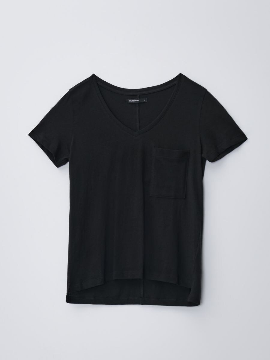 V neck T-shirt, HOUSE, 9426L-99X