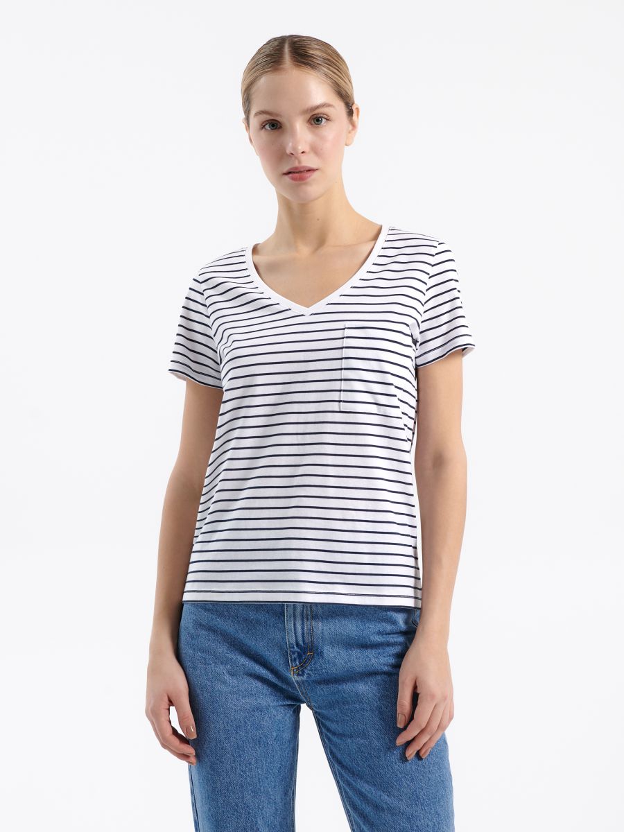 Stripe T-shirt Basic, HOUSE, 9426L-ST1