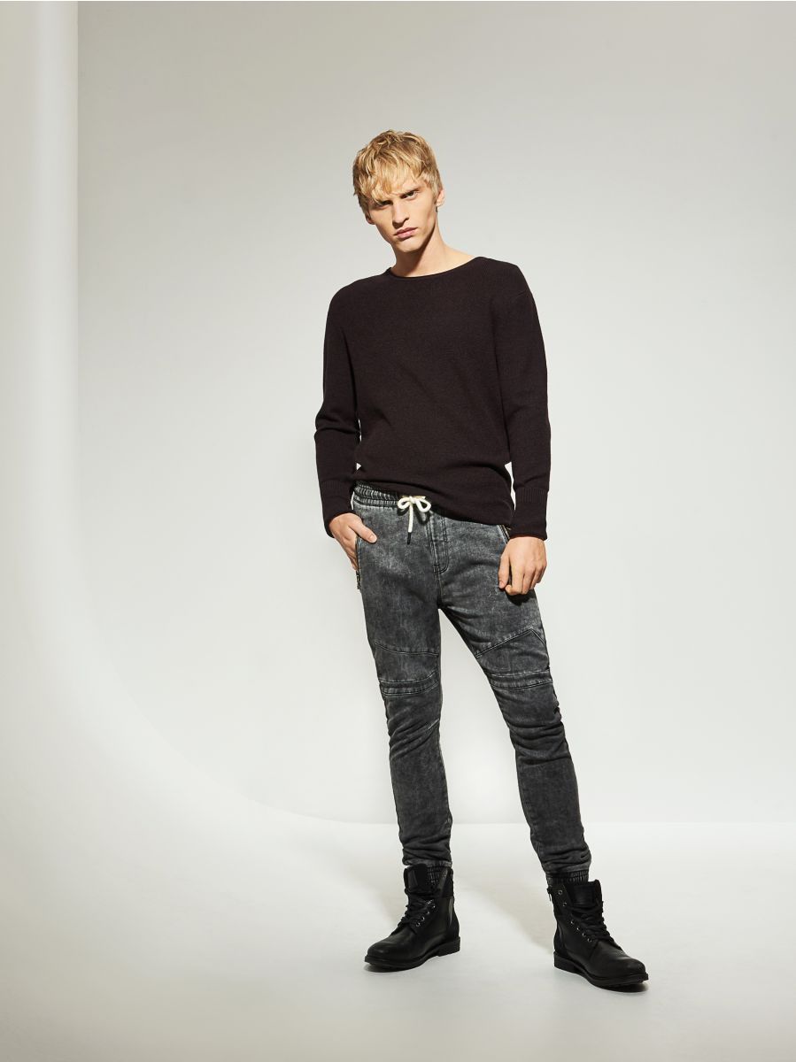 jogger jeans black