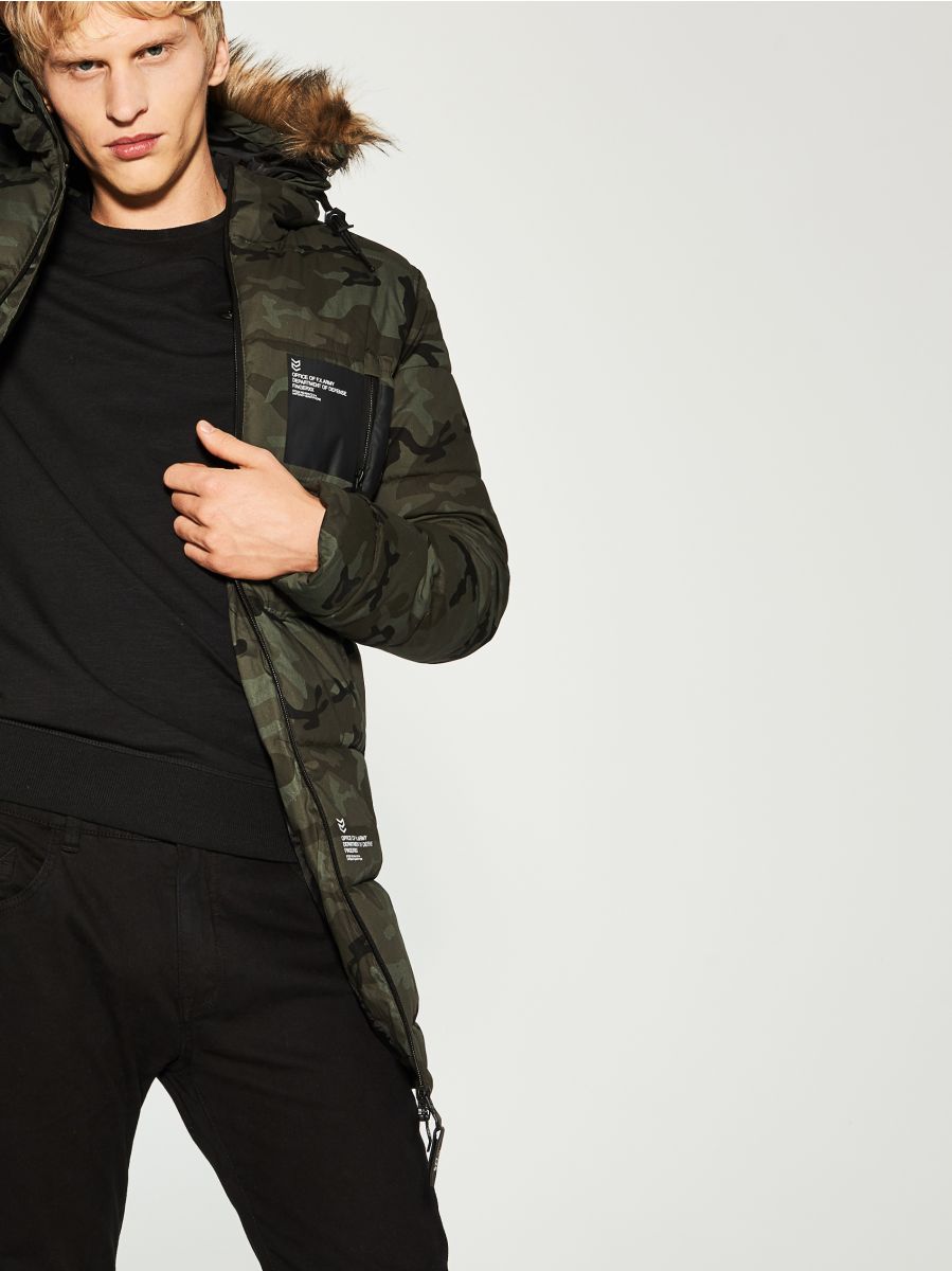 warm jacket with hood