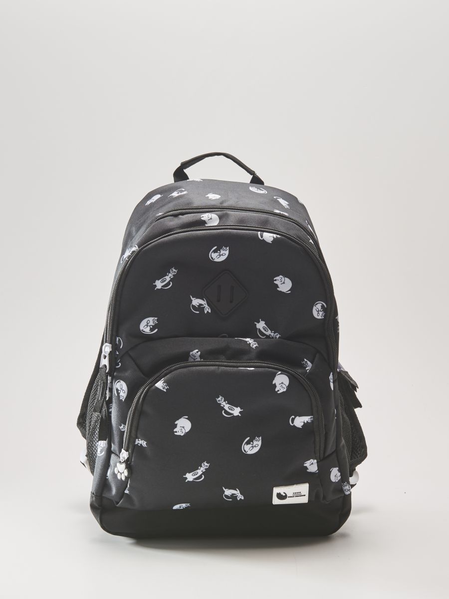 cat print backpack