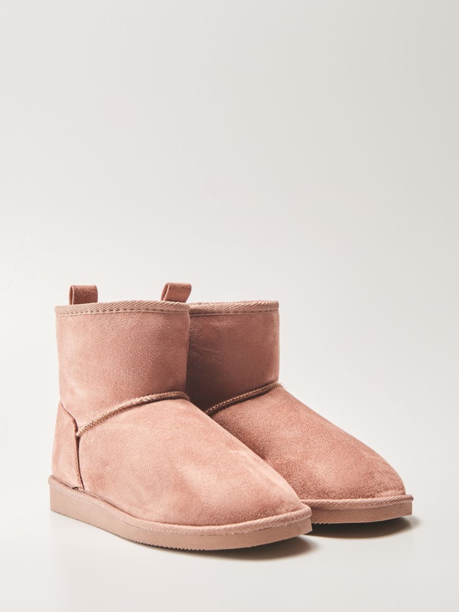 pink ugg style boots