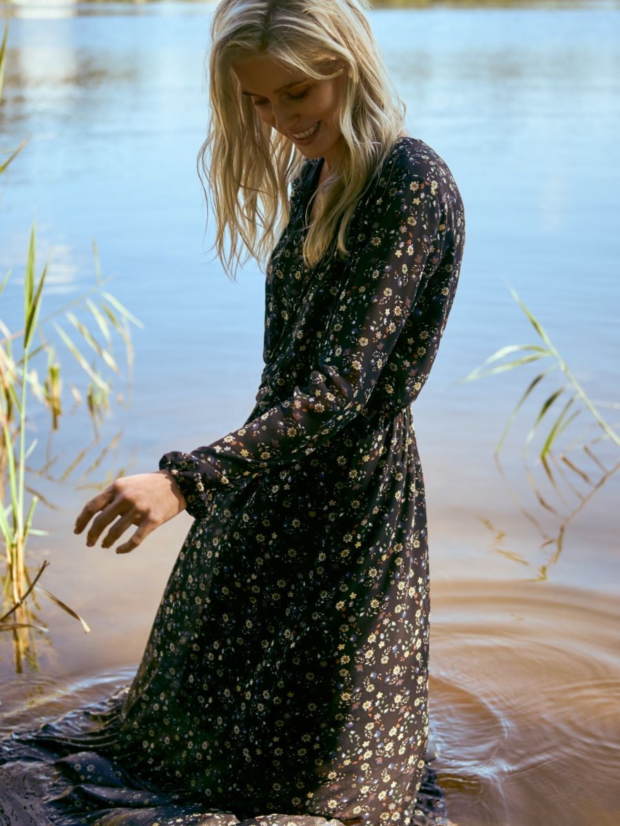 micro floral dress