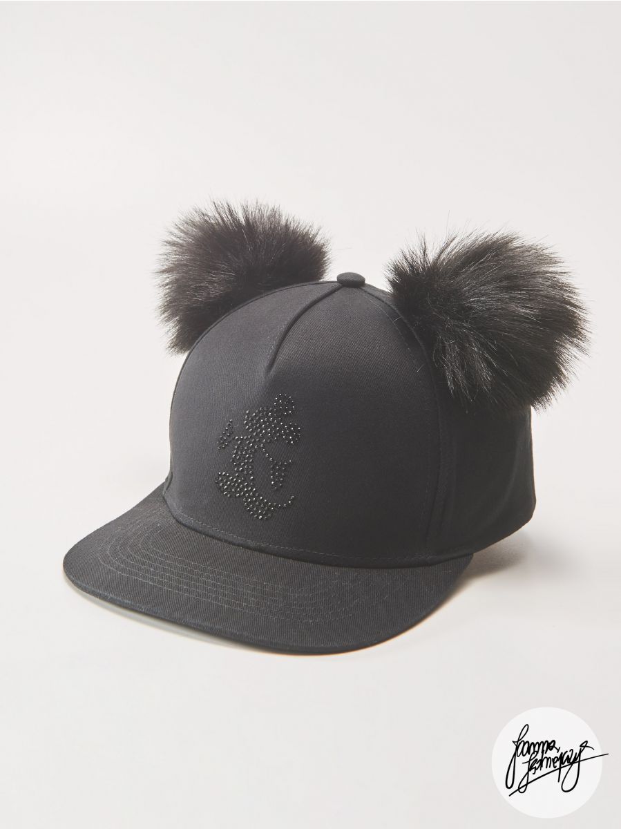 black mickey mouse baseball cap