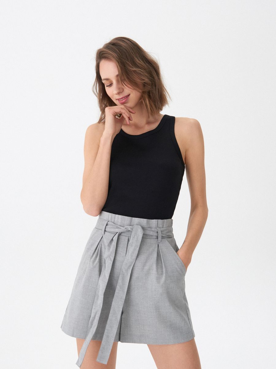 paperbag waist shorts