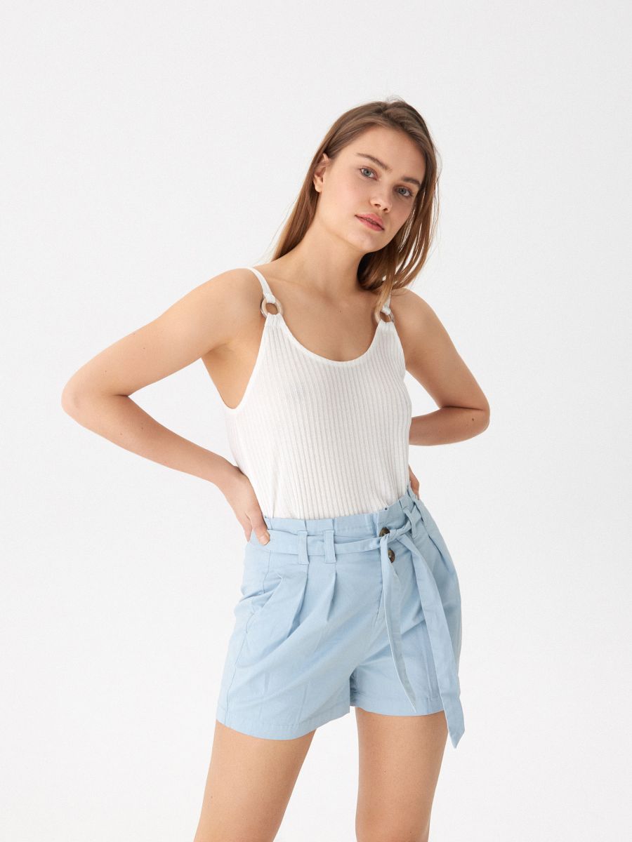 Paperbag waist shorts, HOUSE, UX724-05X