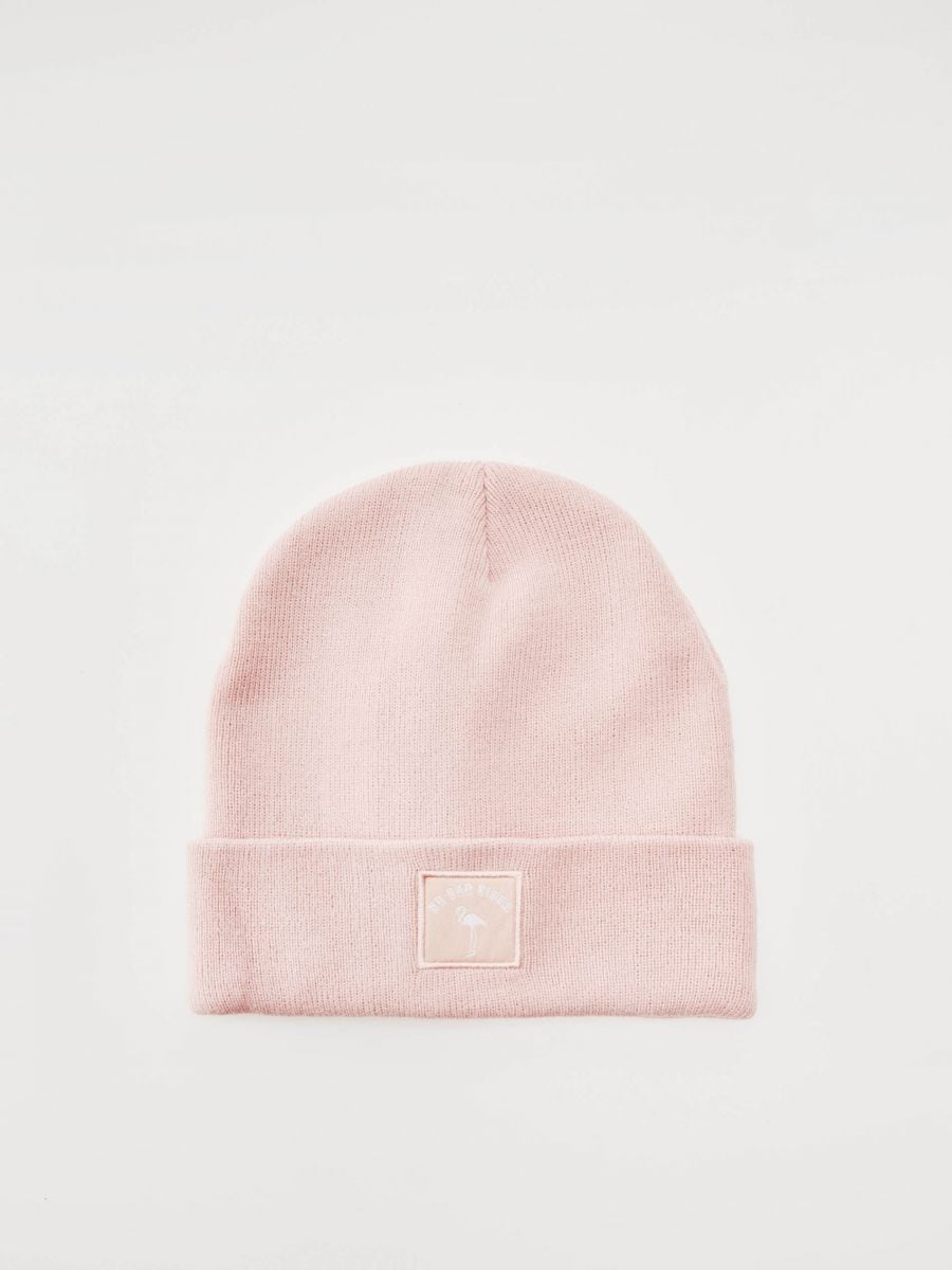 Beanie with flamingo print , HOUSE 