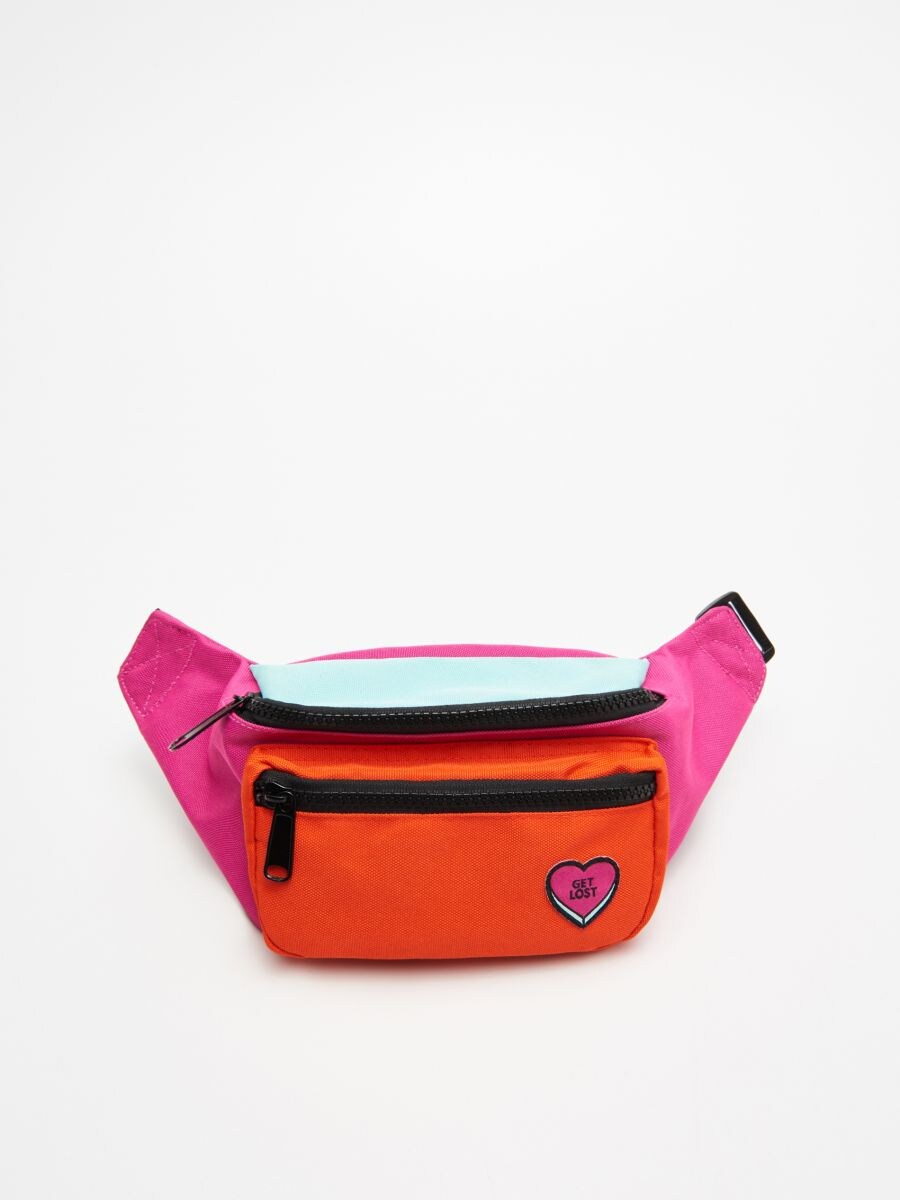 colourful bum bag