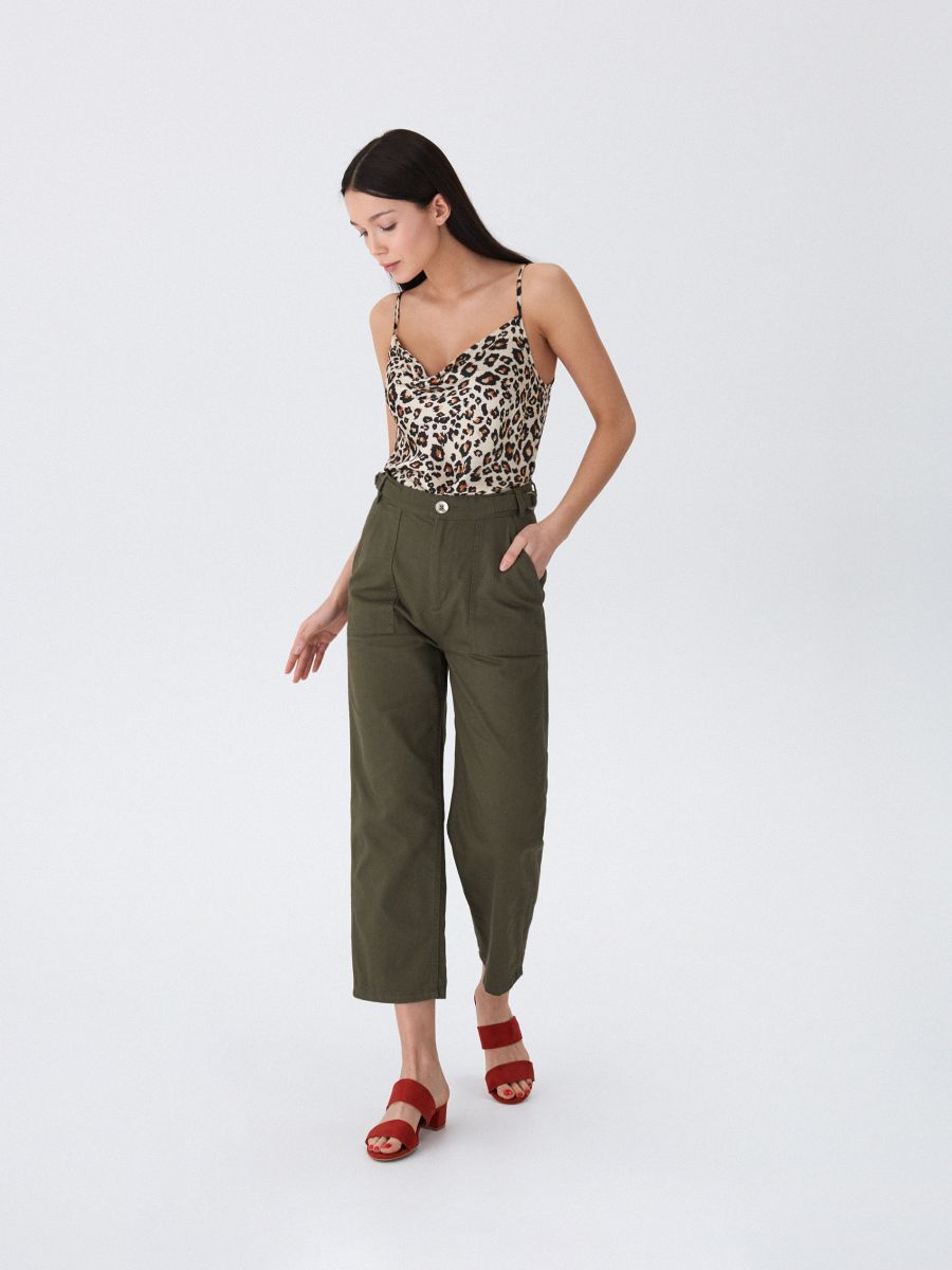 Denim culotte trousers, HOUSE, VT378-87J