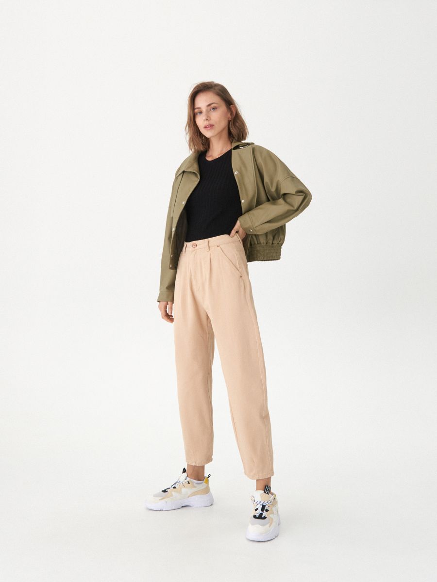 beige mom jeans