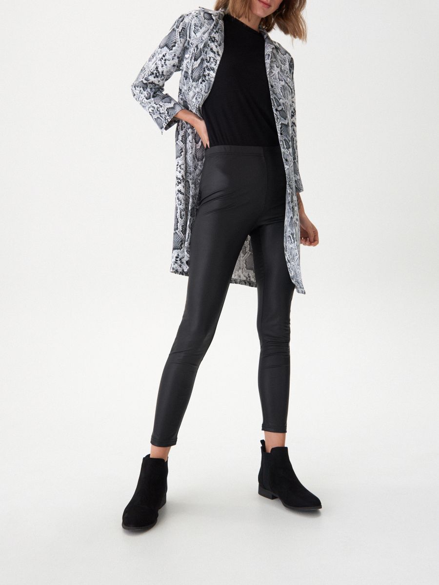 gap leather leggings