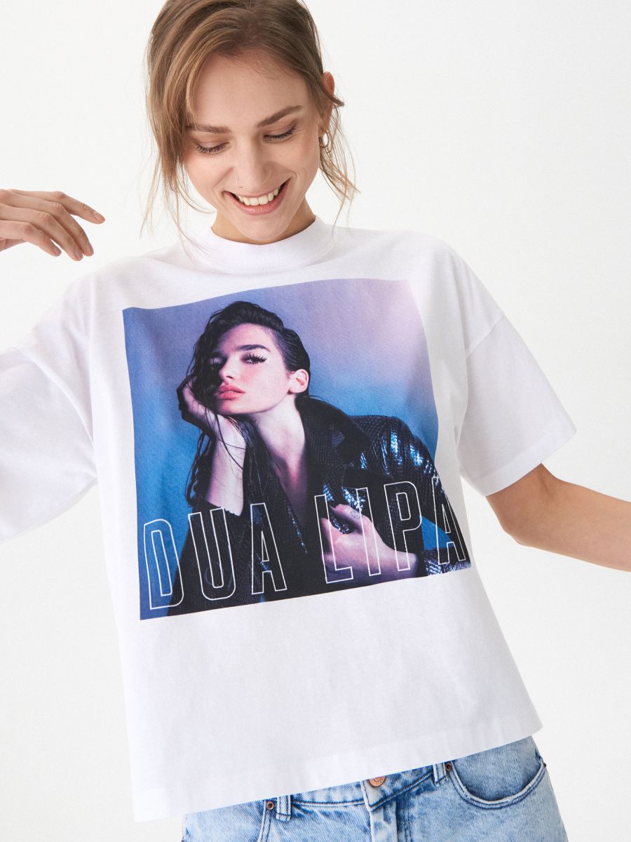 Dua Lipa print T-shirt , HOUSE, VY042-00X