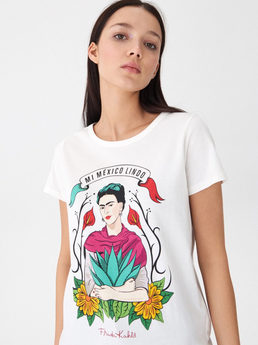 Frida Kahlo T-shirt, HOUSE, WM221-00X