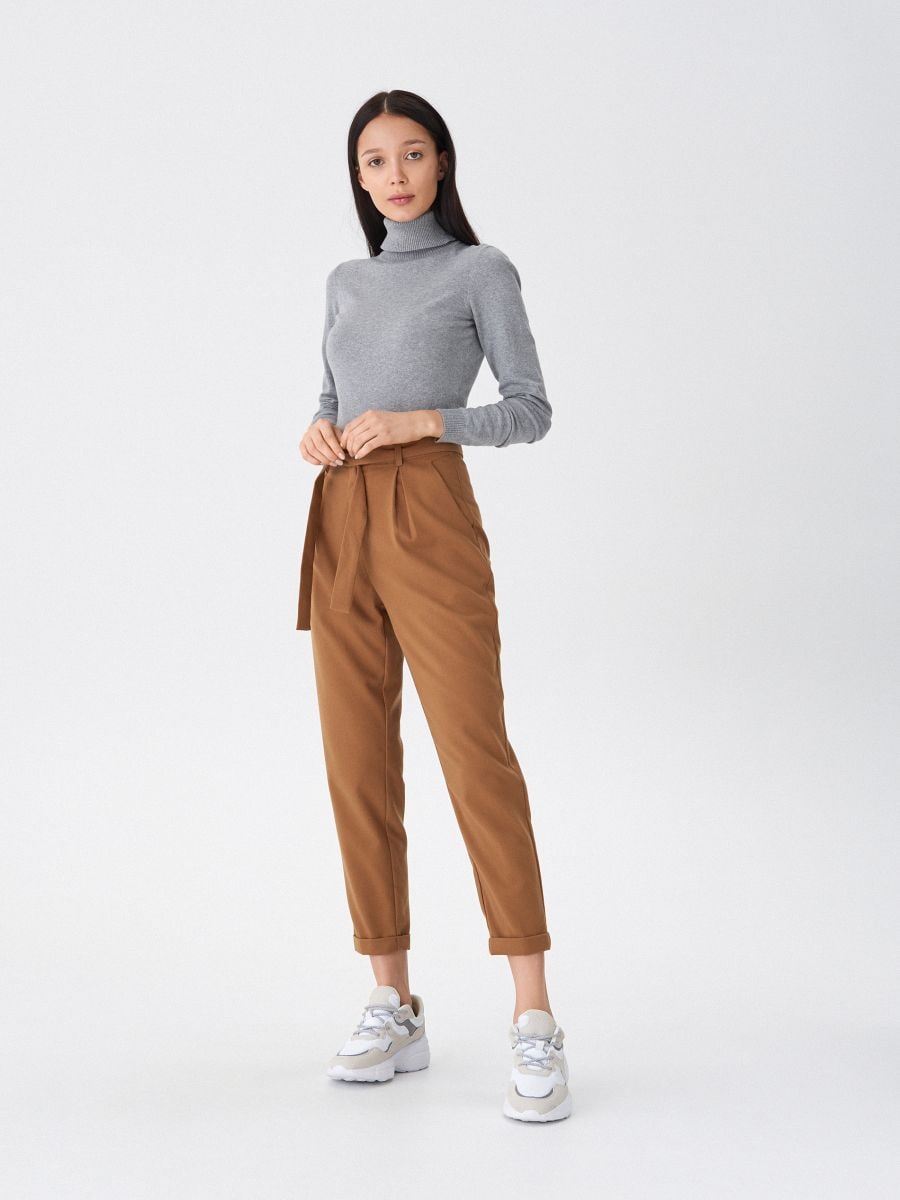 Ladies` trousers \u0026 belt, HOUSE, XB905-80X