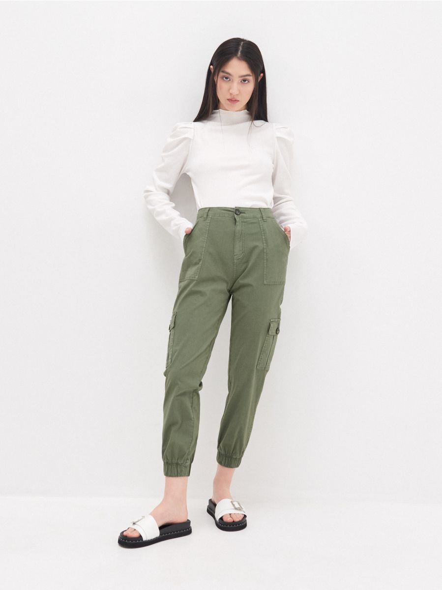 female cargo trousers
