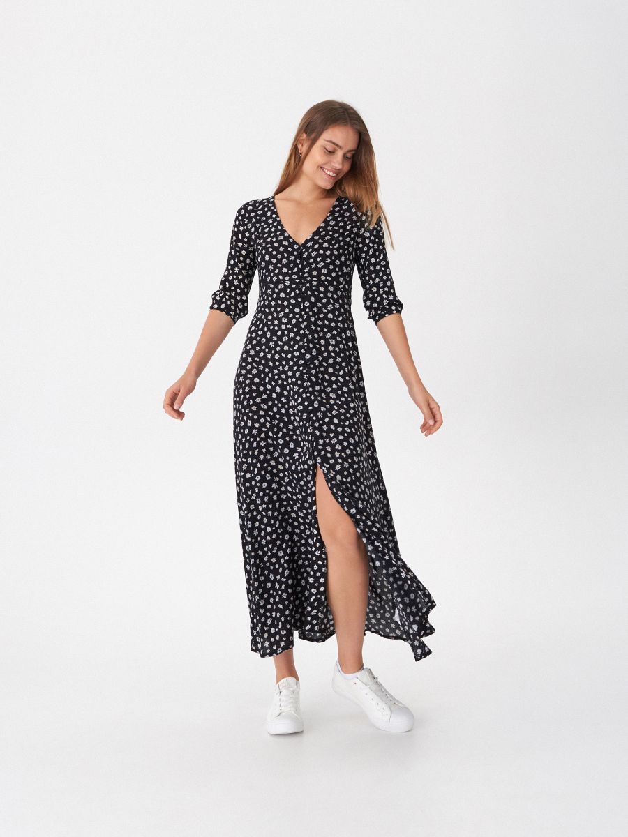 Daisy print maxi dress, HOUSE, XO500-99X