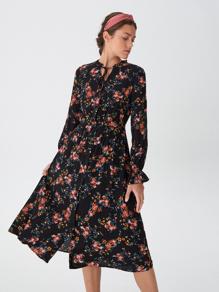 house print dress