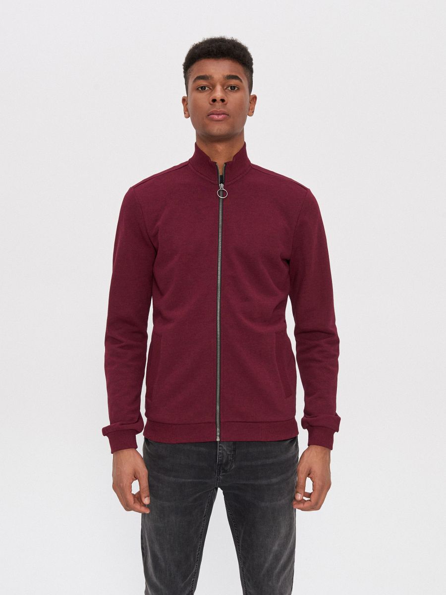 basic zip hoodie