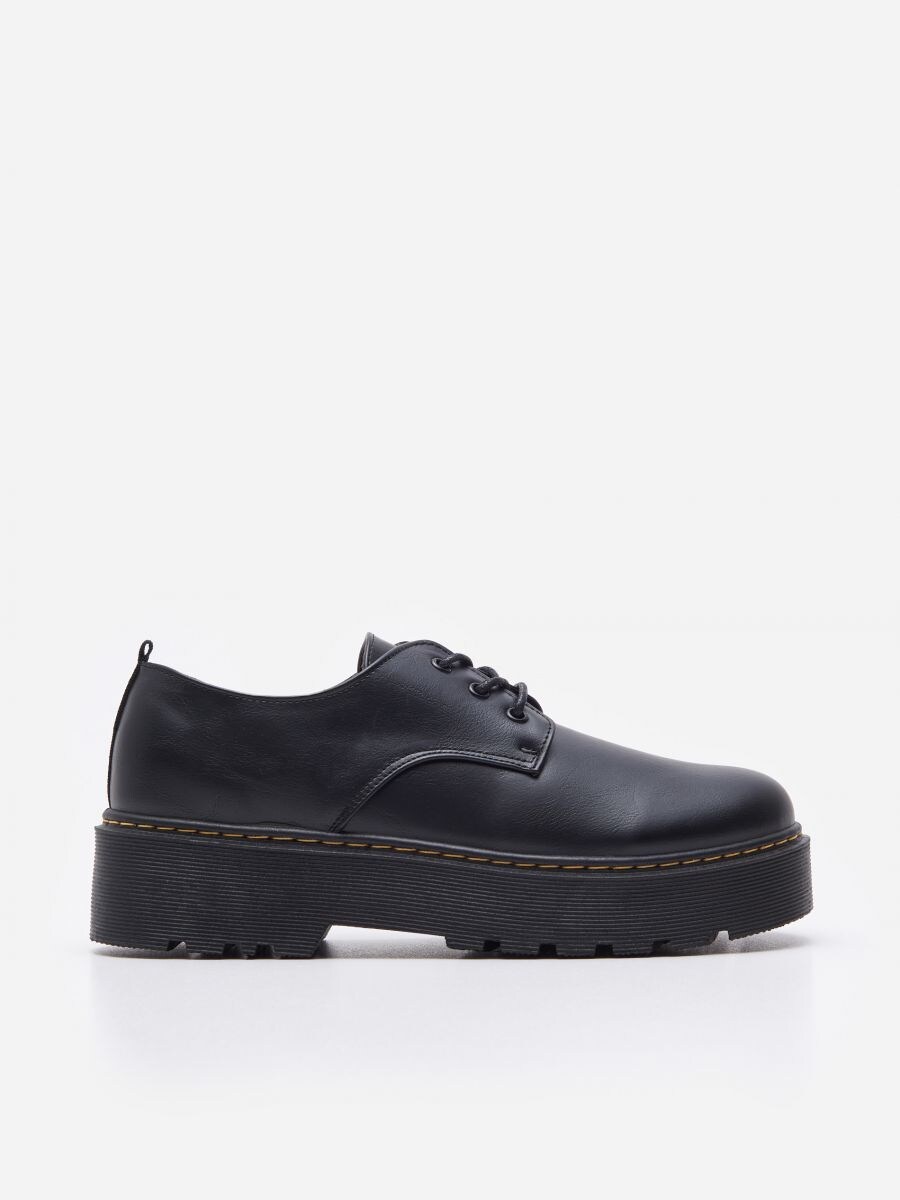 derby platform shoes