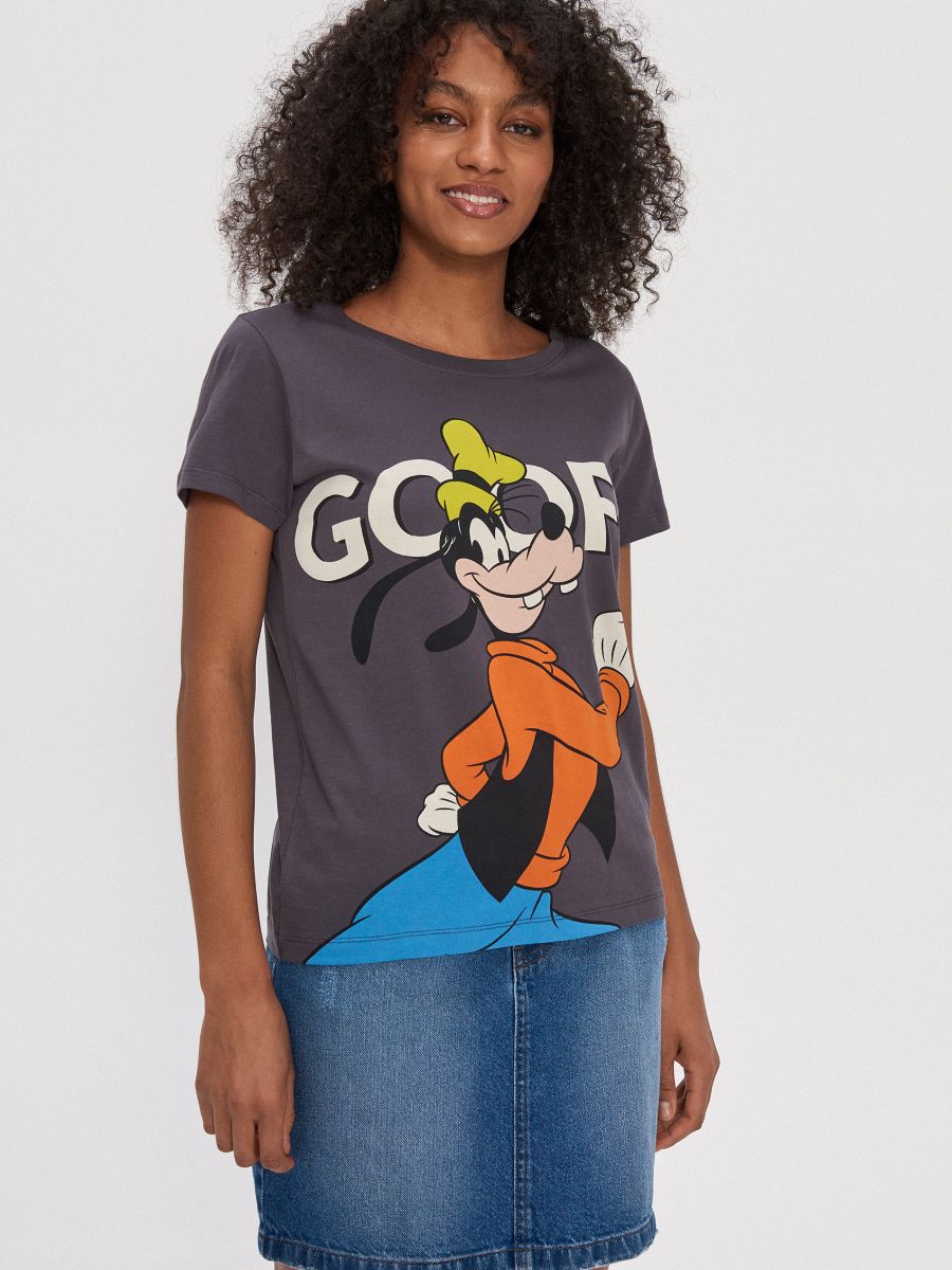 Goofy print T-shirt, HOUSE, YI689-90X