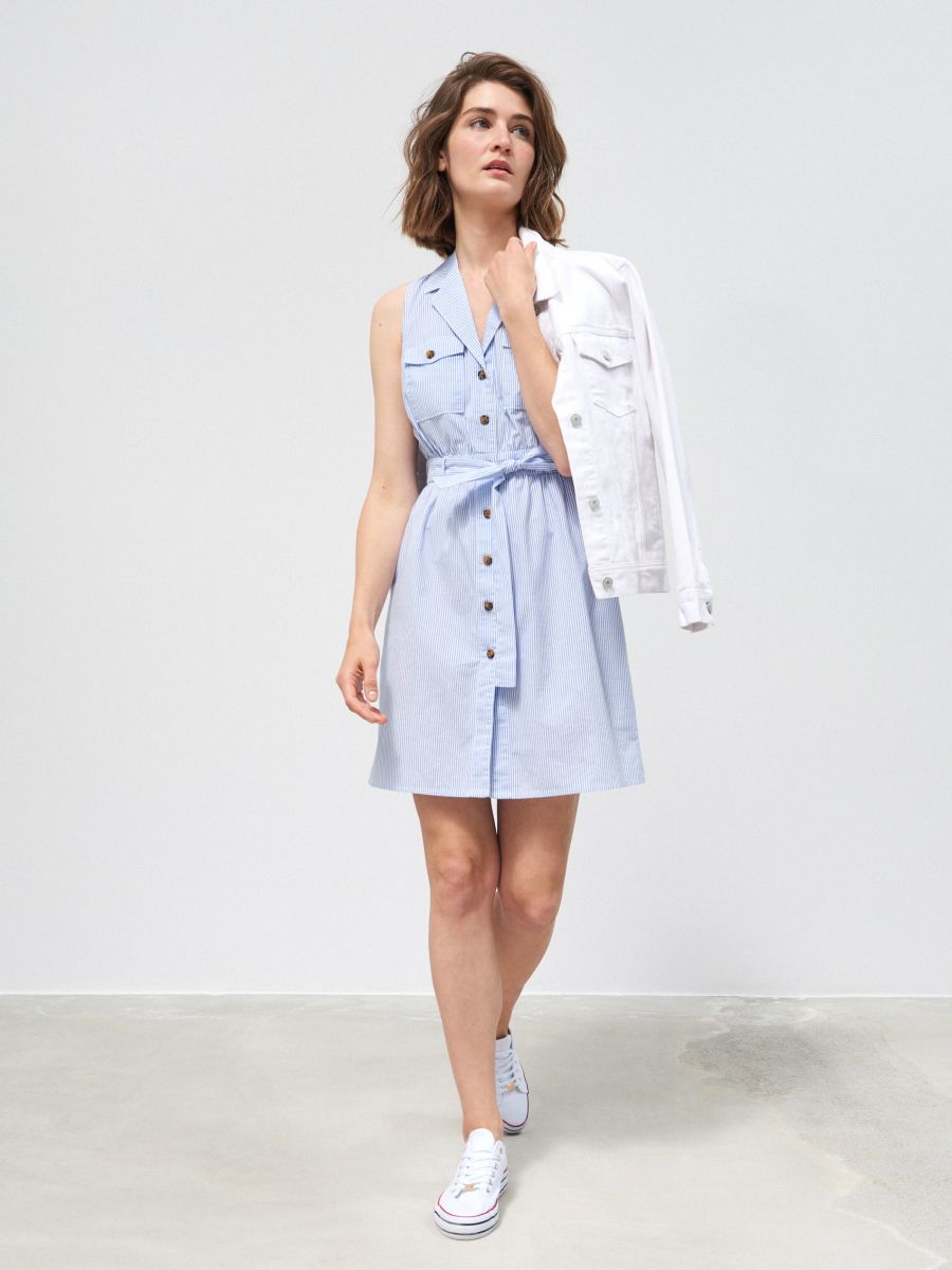 safari shirt dress