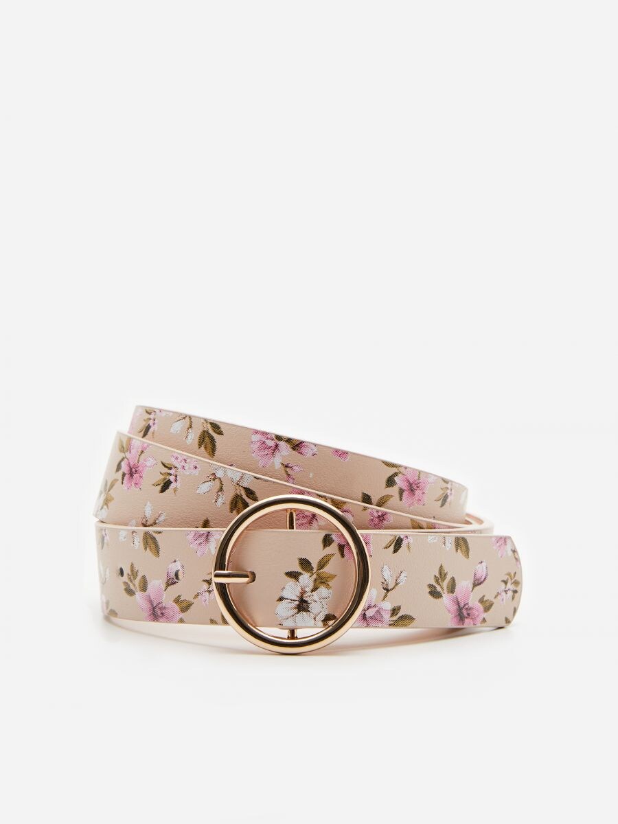 gucci floral belt