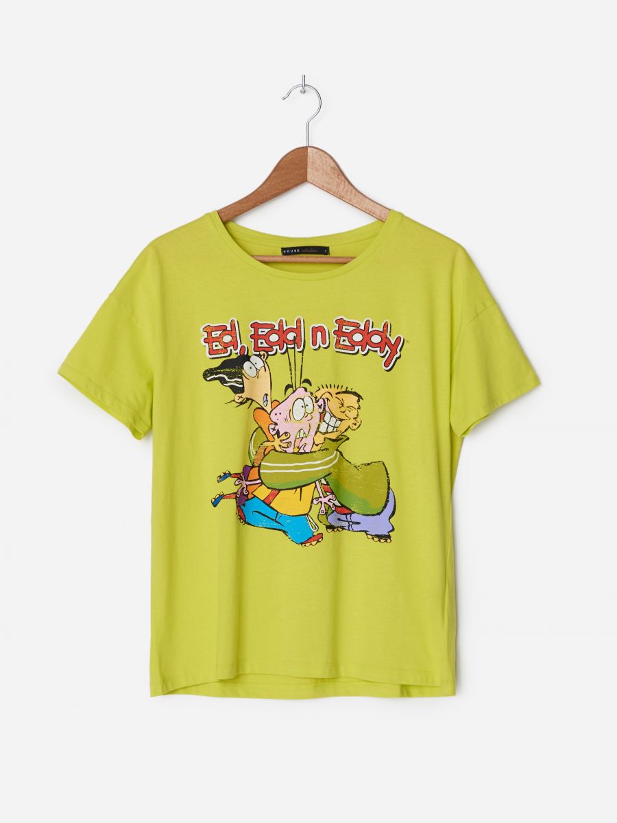 T Shirt With Ed Edd N Eddy Print House Yu766 71x