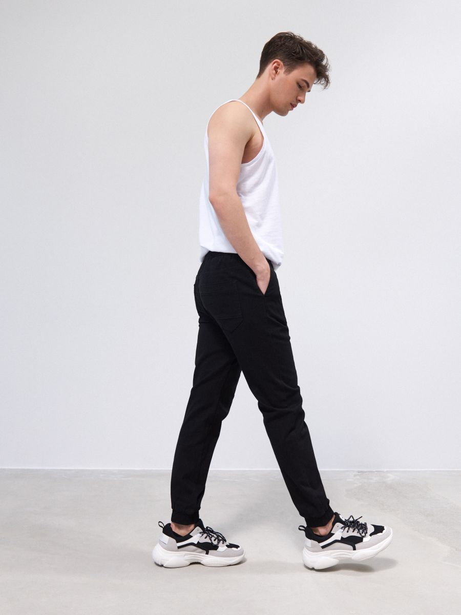 Cotton rich joggers, HOUSE, YY322-99X