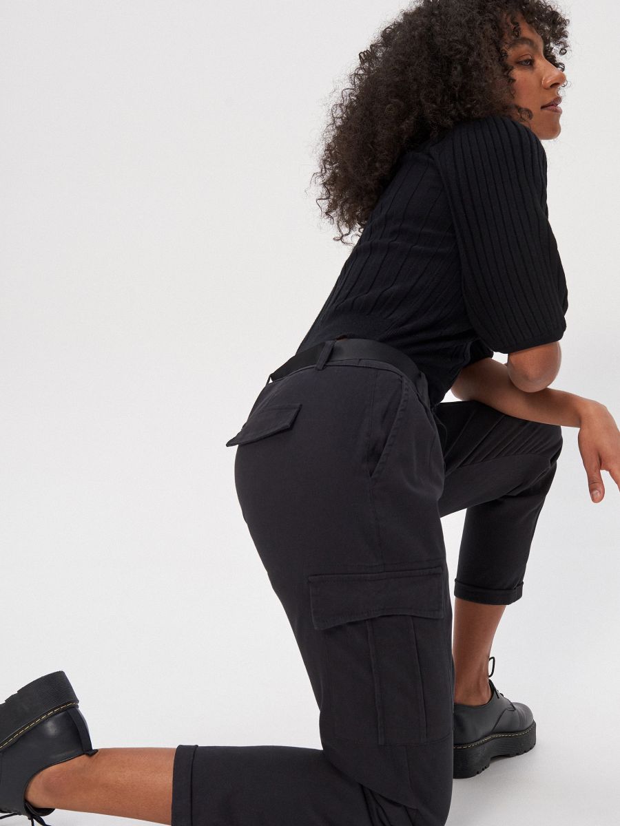female cargo trousers