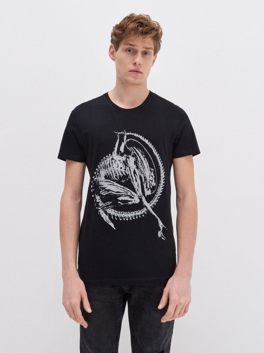 T shirt mit alien Clearance