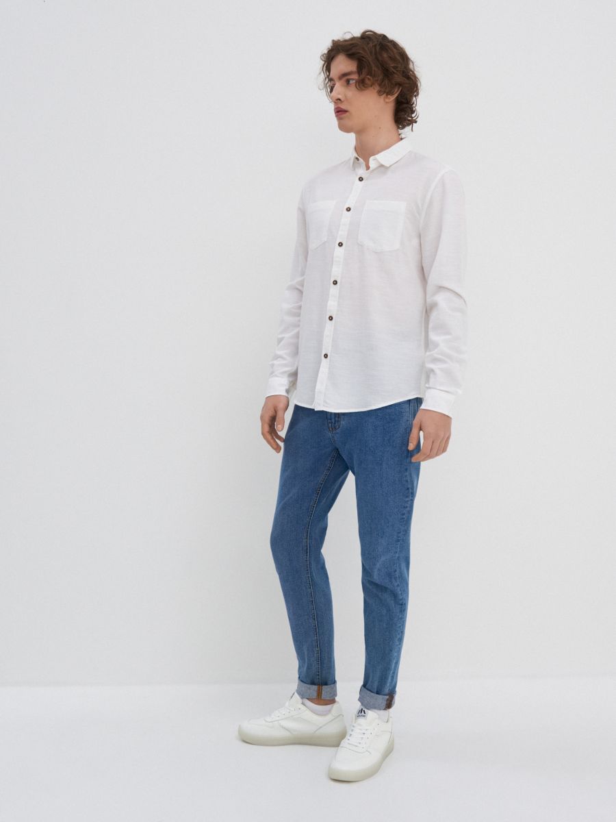 viscose shirt slim fit
