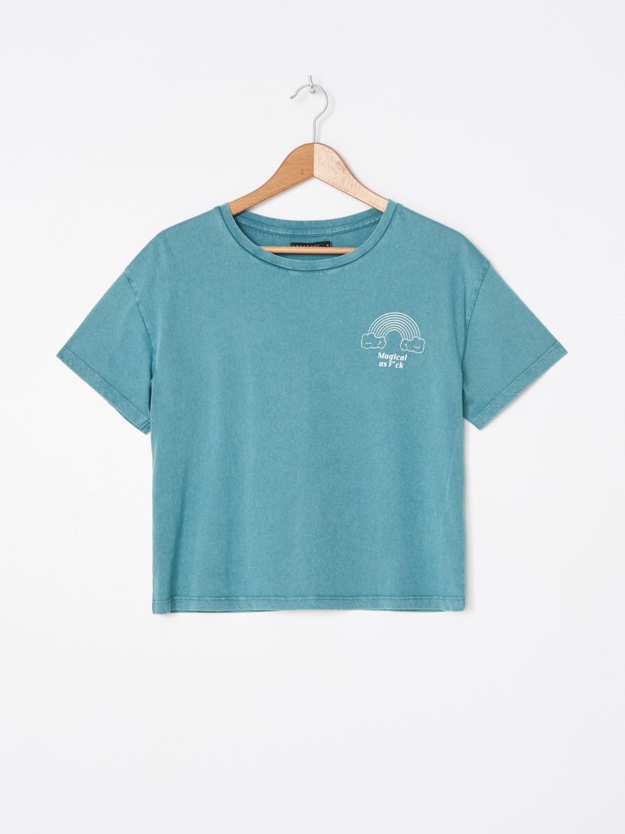 dark turquoise t shirt