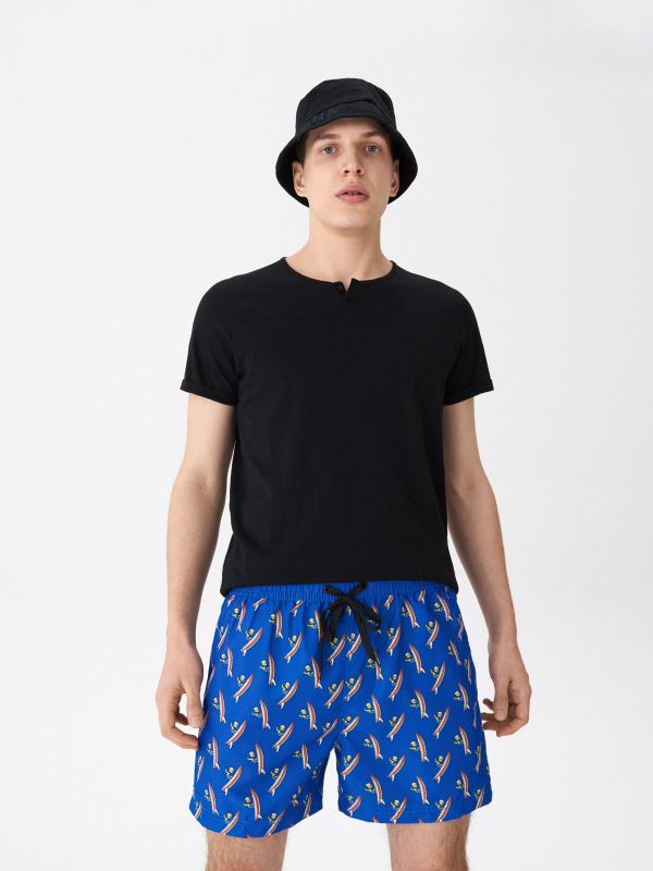 MEN`S SHORTS - tmavomodrá - VK324-59X - HOUSE