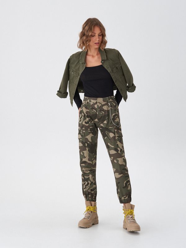 Pantaloni cargo - multicolor - WP090-MLC - HOUSE