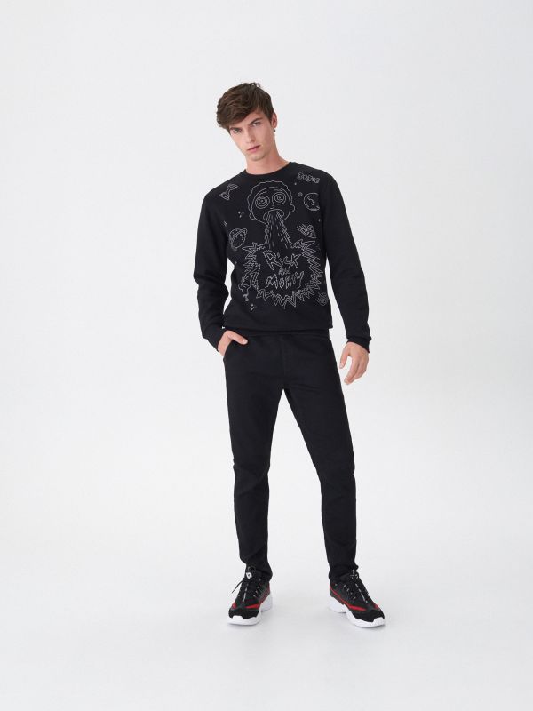 MEN`S JEANS TROUSERS - schwarz - WQ654-99J - HOUSE