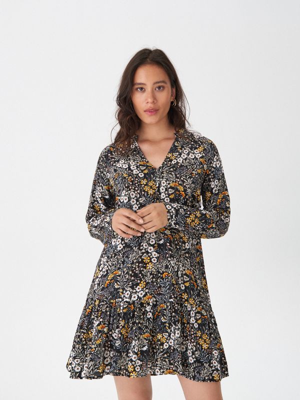 Rochie cu volan - multicolor - WZ151-MLC - HOUSE