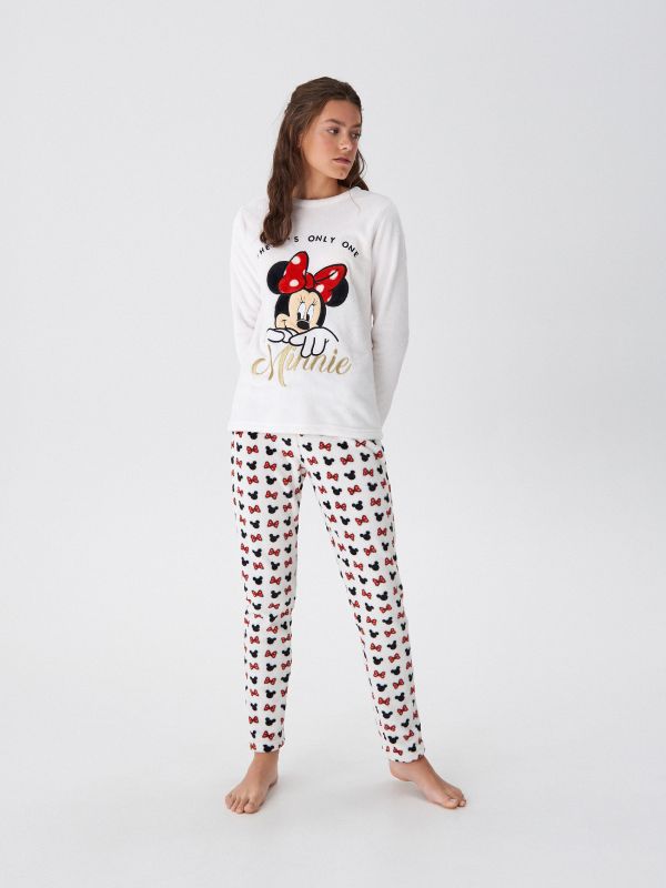 Dvoudílné pyžamo Minnie Mouse - slonovinové - XC353-01X - HOUSE