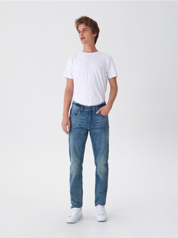 Джинсы slim fit - Голубой - XH433-55J - HOUSE