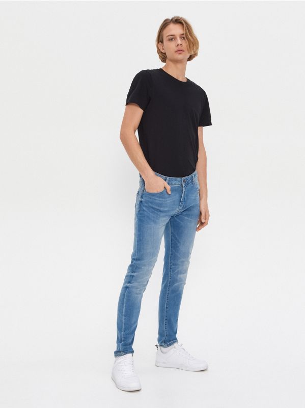 Džinsai skinny - mėlyna - XL183-55J - HOUSE