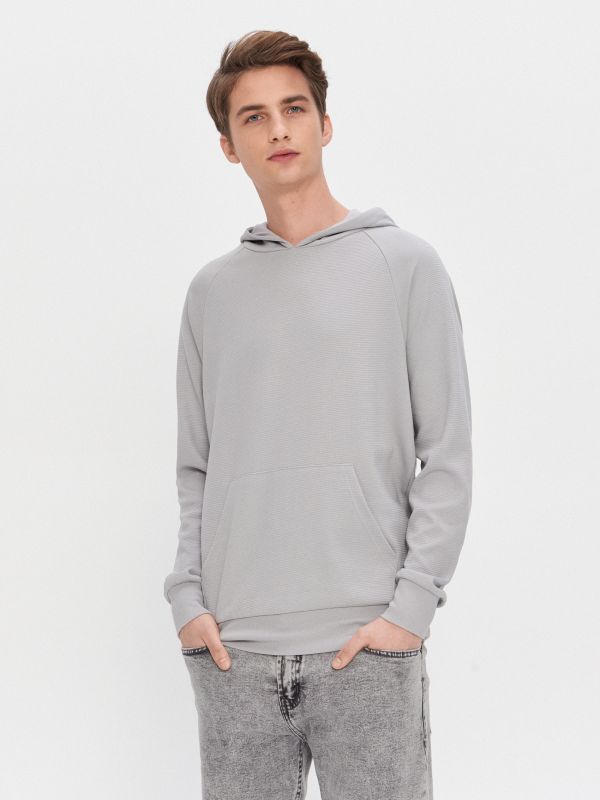Hoodie - jasny szary - XV796-09X - HOUSE