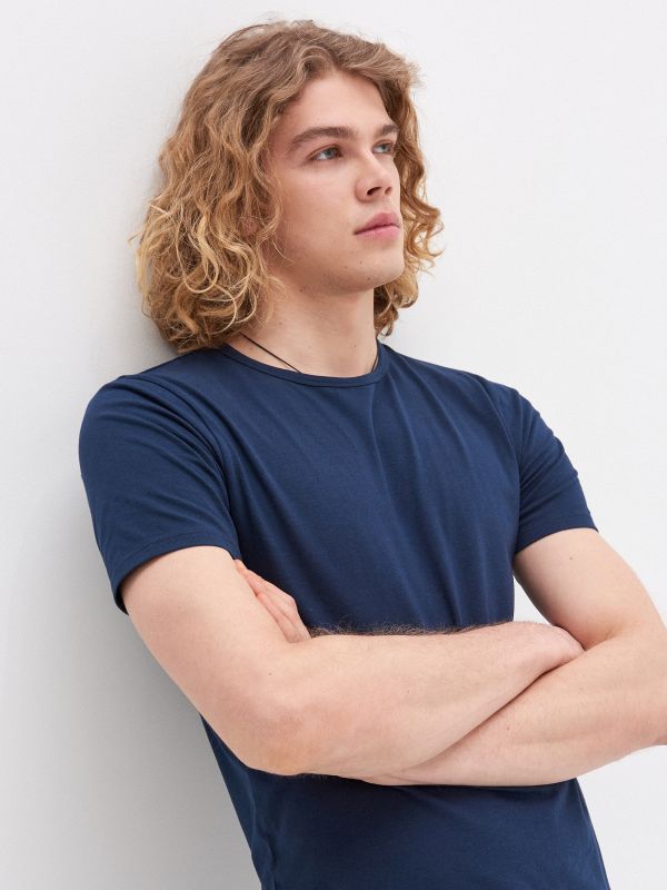 HERREN T-SHIRT - marineblau - XW477-59X - HOUSE