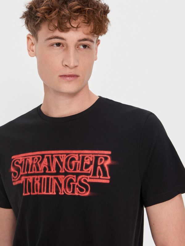 Tricou bărbați - negru - YD928-99X - HOUSE