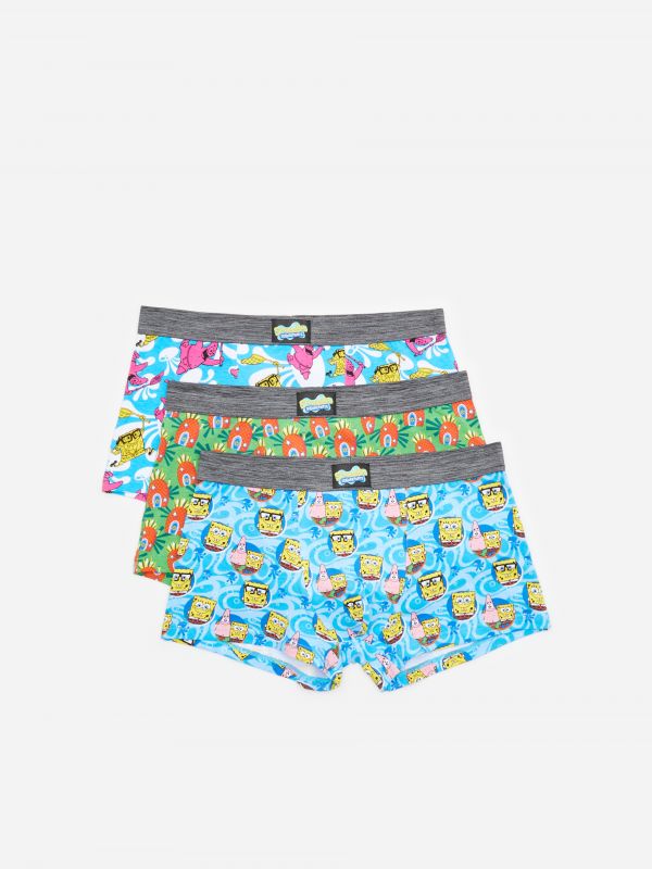 3 pack bokserek SpongeBob - wielobarwny - YJ415-MLC - HOUSE