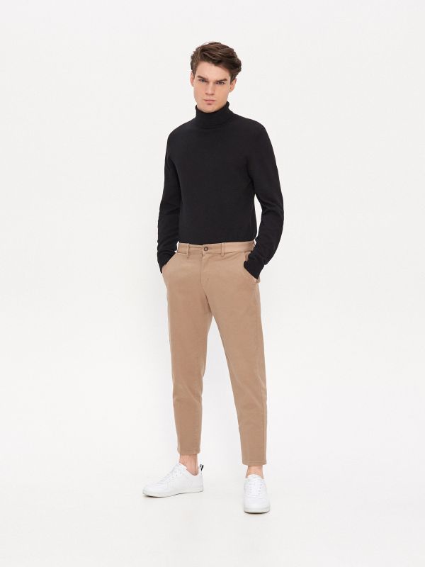 Брюки carrot fit - Бежевый - YK137-80X - HOUSE