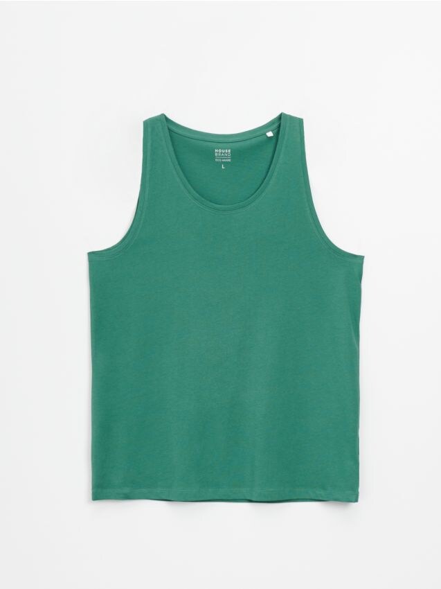 Tricou fără mâneci Basic - teal green - HOUSE