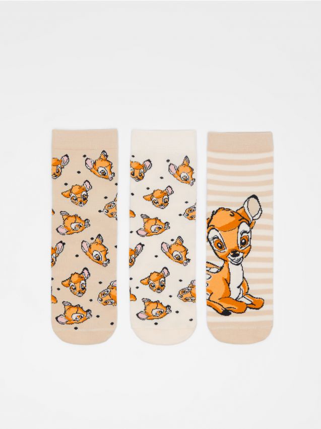 Komplet od 3 para čarapa Bambi - šaren - HOUSE
