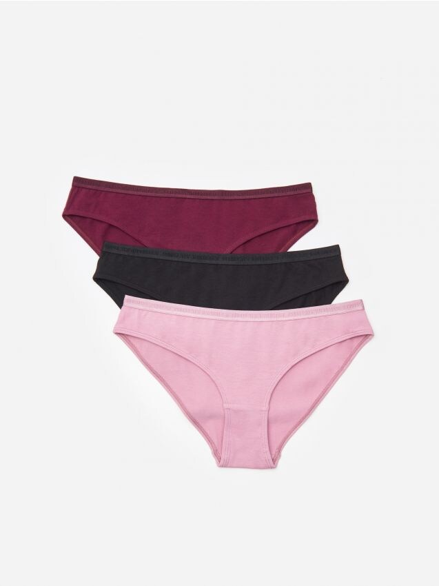 Chiloți de bumbac, 3 pack - multicolor - 0517A-MLC - HOUSE