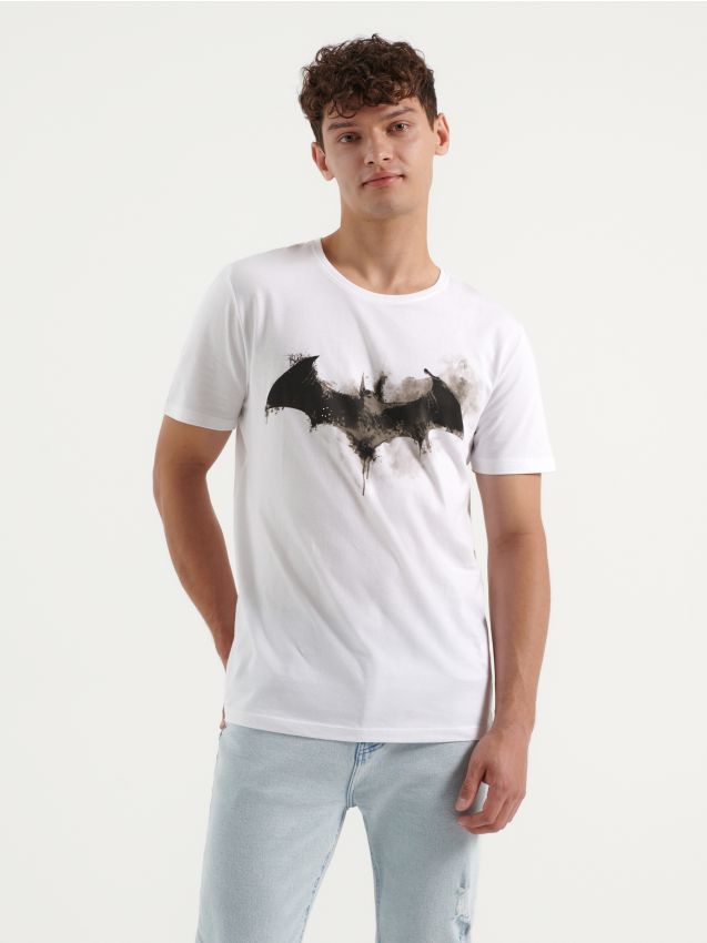 Tričko Batman - biela - HOUSE