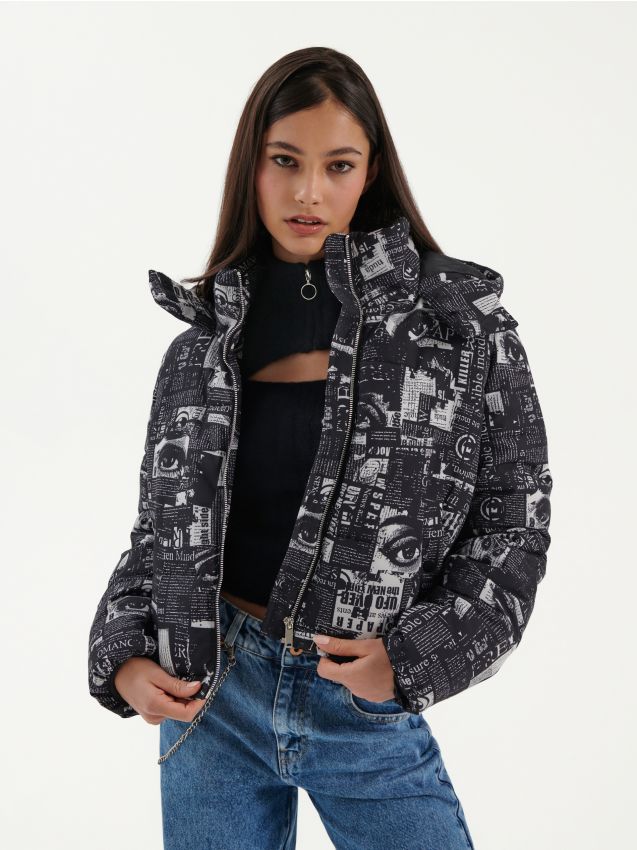 Giacca puffer con cappuccio - Multicolore - HOUSE