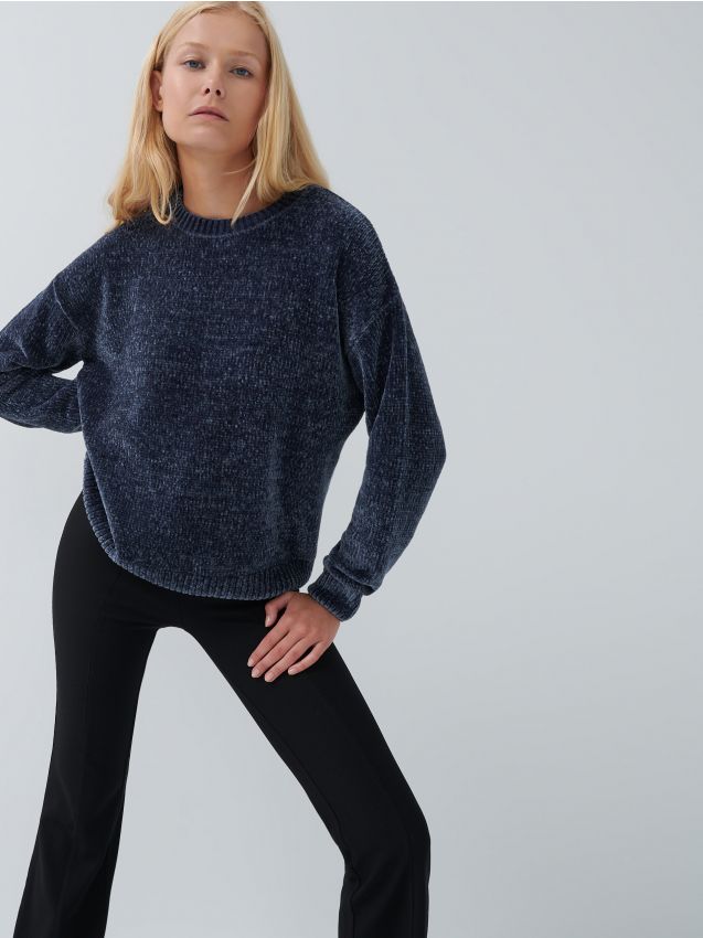 blue ladies sweater